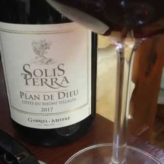 Solis Terra Plan de Dieu 2017, Gabriel Meffre AOP Valleé Rhône - Grenache/Syrah/Mourvédre❤🍷👍